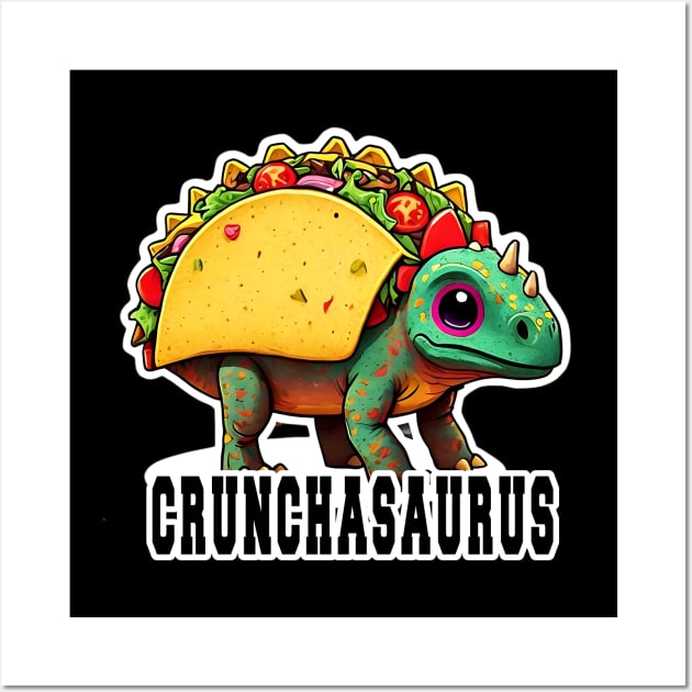 Tacosaurus baby taco Wall Art by TaansCreation 